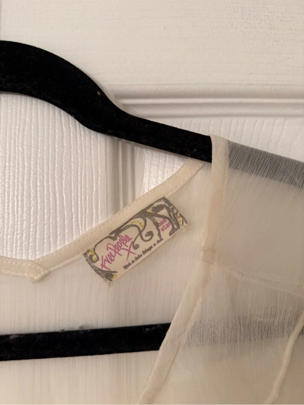 Free People Winter Valley Kimono Ivory